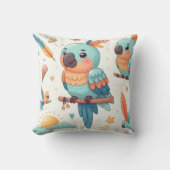 オウム枕 クッション (正面)