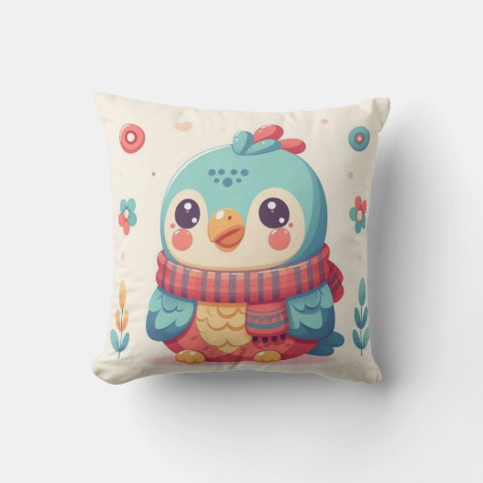 オウム枕 クッション (正面)