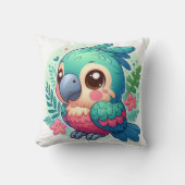 オウム枕 クッション (正面)