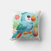 オウム枕 クッション (正面)