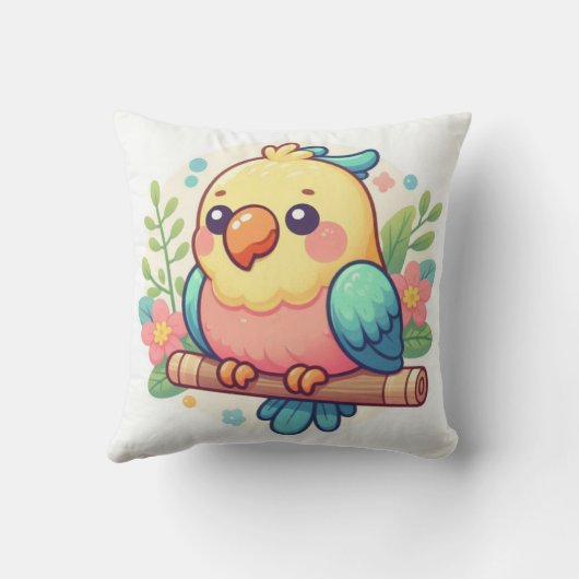 オウム枕 クッション (裏面)