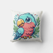 オウム枕 クッション (正面)