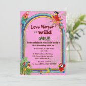 オウム熱帯フローラオウム1歳 招待状 (スタンド正面)