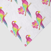 オウム熱帯水の色の夏パーティー 薄葉紙 (詳細)