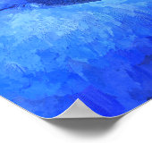 オウム熱帯鳥ポートレート ポスター (角)