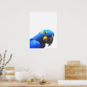 オウム熱帯鳥ポートレート ポスター (キッチン)