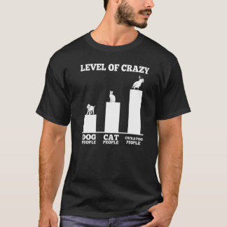 オウム熱狂するオウムのレベル Tシャツ