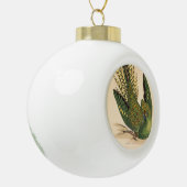 オウム病ジェームス・ソヴェルビー セラミックボールオーナメント (左)