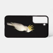 オウム目オカメインコ属ブラック4ルクセGalaxy S22ケース、タイハクオウム Samsung Galaxyケース (裏面横)