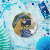 オウム縦断ポートレート写真 ペーパープレート (パーティー)