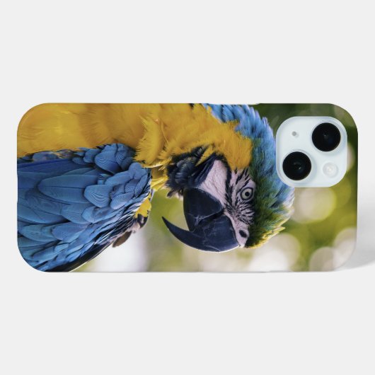 オウム縦断ポートレート写真 Case-Mate iPhoneケース (裏面 (横))