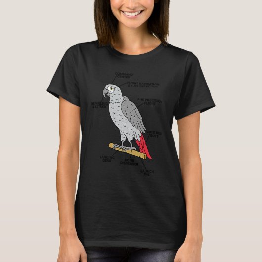 オウム航空オウム Tシャツ (正面)