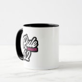 オウム規則62勇気付けられるスローガンコーヒーまたはティーマグカップ マグカップ (正面左)