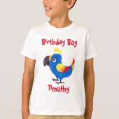 オウム誕生日ボーイ Tシャツ (正面)