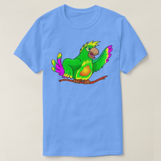 オウム語の鳥 Tシャツ (デザイン正面)