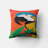 オウム頭装飾用クッション クッション (裏面)