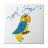 オウム頭 タイル (正面)