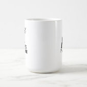 オウム騒音機 おもしろいペットオーナーデザイン コーヒーマグカップ (中央)