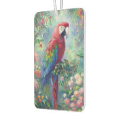 オウム鳥ジャングルフローラ感絵画感主義 カーエアーフレッシュナー (左)