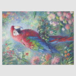 オウム鳥ジャングルフローラ感絵画感主義 薄葉紙