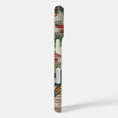 オウム黄熱帯アンティーク花 Case-Mate iPhoneケース (裏面 / 右)