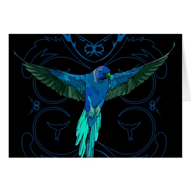 オウム (正面横)