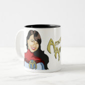 オウム1 ツートーンマグカップ (正面左)