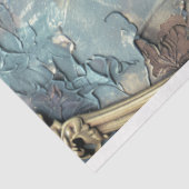 オウム、みすぼらしいシック、装飾鳥とフローラアート 薄葉紙 (詳細)