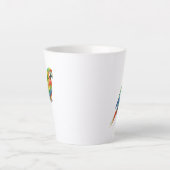 オウム カフェラテマグ (正面)