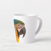 オウム カフェラテマグ (右アングル)