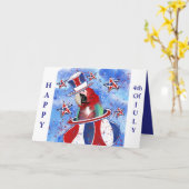 オウム カード (黄色い花)