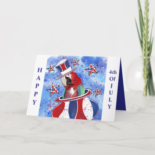 オウム カード (正面)