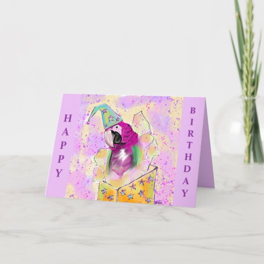 オウム カード (正面)