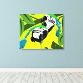 オウム キャンバスプリント (インサイチュ (ウッドフロア))