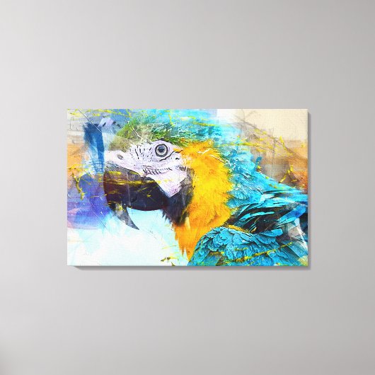 オウム キャンバスプリント (正面)