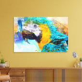 オウム キャンバスプリント (インサイチュ (リビング))