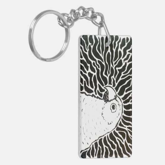 オウム キーホルダー (正面左)