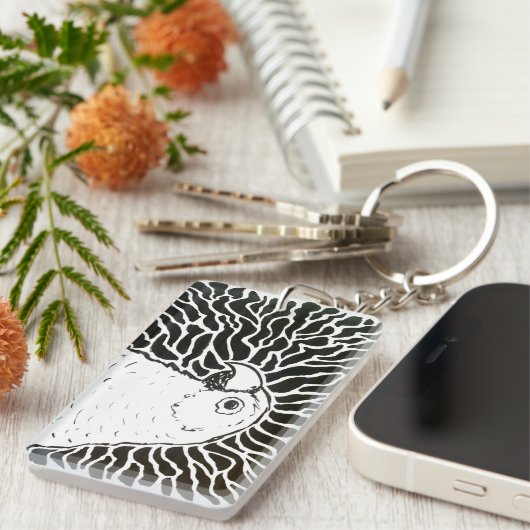 オウム キーホルダー (正面右)