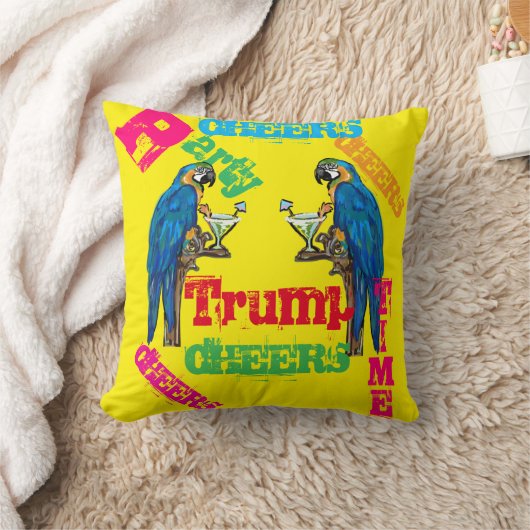 オウム クッション (ブランケット)