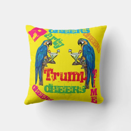 オウム クッション (裏面)