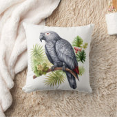 オウム クッション (ブランケット)