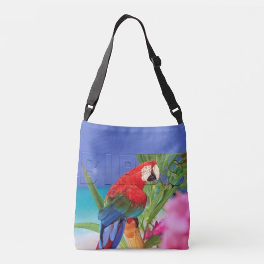 オウム クロスボディバッグ (裏面)