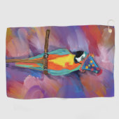 オウム ゴルフタオル (横)