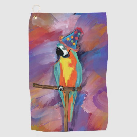 オウム ゴルフタオル (正面)