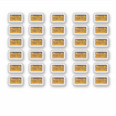 オウム シール (正面)