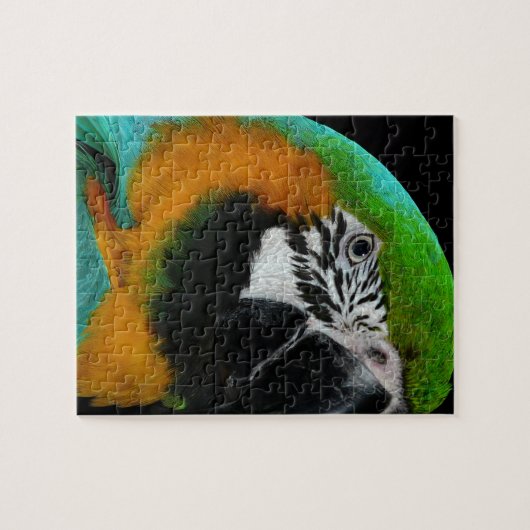 オウム ジグソーパズル (横)