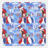 オウム スクエアシール (正面)