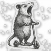 オウム・スクーター シール (正面)