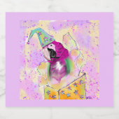 オウム スパークリングワインラベル (シングルラベル)