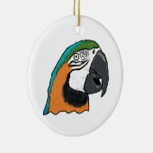 オウム セラミックオーナメント (右)